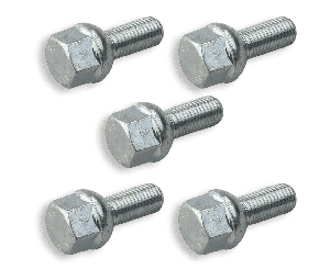 Set of 5 wheel screws M14