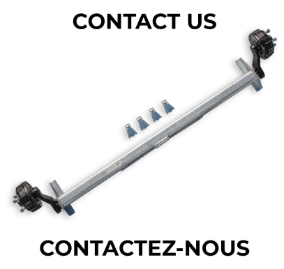 Braked axletree Rsa 1800kg (single axle)