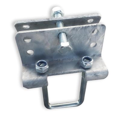 Hinged adjustable roller beam bracket 80x40