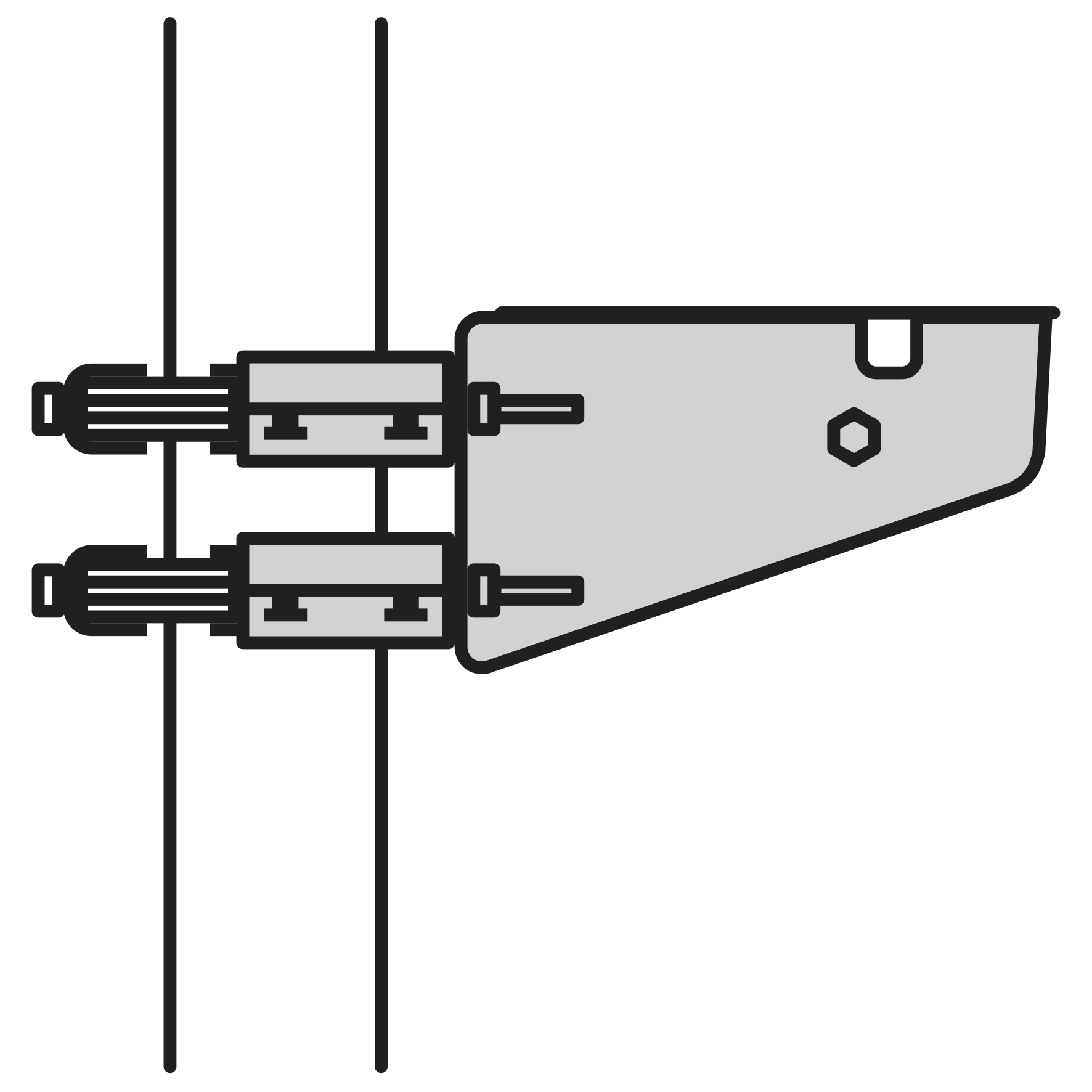 Steel fastening system